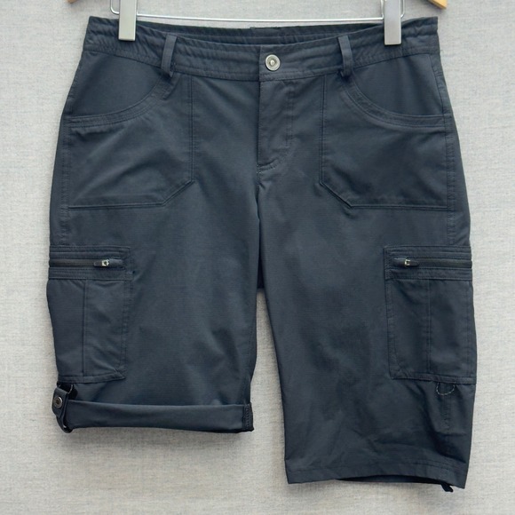 Kuhl Women's Outdoor Performance Horizn 13" Shorts Black Size 8 - Picture 2 of 16